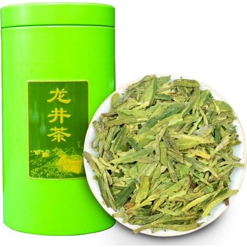 2021 Fresh Dragon Well Can Packaging 250g Dragon Well Green Chinese Tea Gift