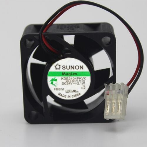 4020 KDE2404PKVX DC24V 2.1W 4CM intelligent temperature control inverter cooling fan
