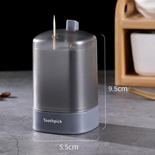 Automatic -up Toothpick Box Holder Container Restaurant Toothpick Dispenser