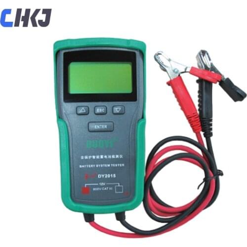 CHKJ DY2015 12V Car Battery System Tester Capacity Maximum Electronic load Battery Cranking Charge Test Digital Diagnostic Tools