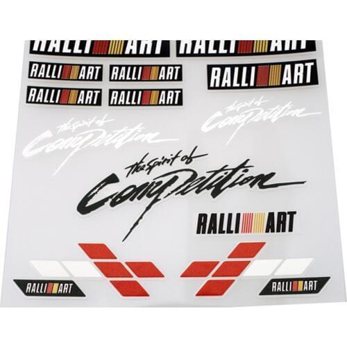 Car Styling The Whole Body Accessories Car Decoration Sticker Decal Set for Mitsubishi Lancer Outlander Pajero Asx Ralliart