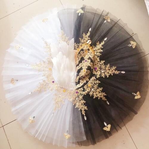 Ballet Tutus For Adults Kids Girls Ballet Tutu Ballerina Dress Women White Black Pancake Tutu Dancing Costume Ballet Dress Girls