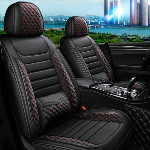 Car Seat Cover For Honda Vezel Stream Shuttle URV URV Inspier XRV Leather All season protection Car Seat Cushion Cover 5seat