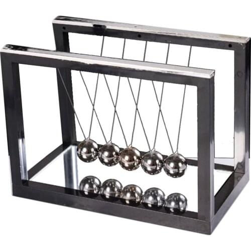 Wooden Base Newton Pendulum Ball Billiard Ball Bump Ball Everlasting Ball Birthday Gift Durable Creative Decoration