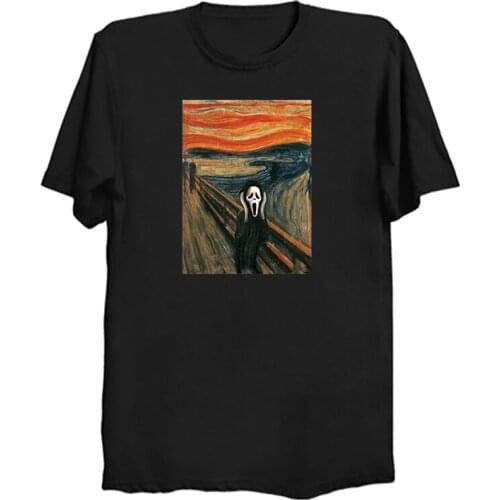 Van Gogh T Shirt Men Summer New Art Graphic Tshirt Harajuku Vintage TShirts Men Oil Painting Ullzang Funny Aesthetics Tshirt