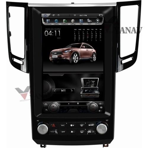 GPS navigation For-Infiniti FX FX35 FX37 qx70 vertical Tesla screen Car Multimedia Player head unit GPS For-Infiniti Auto Radio