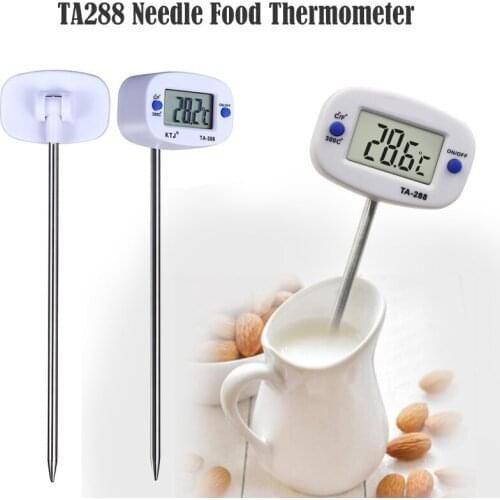 BBQ Meat Thermometer Rotatable Digital Food Probe Thermometer For Chocolate Oven Milk Water Oil Coffee Kitchen Cooking Tool