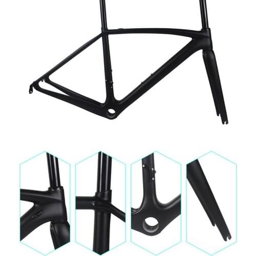 2021 top selling T1100 carbon bike frame and color disc frame ud matt/glossy road disc frameset 44cm 49cm 52cm 54cm 56cm 58cm