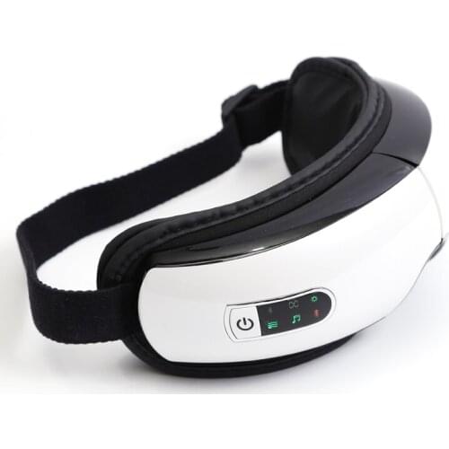 Electric Vibration Double Airbag Eye Massager Five Modes Smart Air Pressure Fatigue Therapy Heated Goggles Music Eye Care Relax
