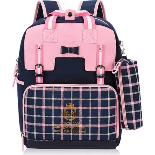 Cute school backpack for girls pen pencil bag bookbag korean style child bag pack children backpacks school bags for kids gift