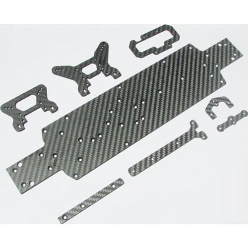 Upgrading RC Car Parts Carbon Fiber Chassis Shock Mount 104001 FOR Wltoy For DgLiLo 1:10 off-road vehicle