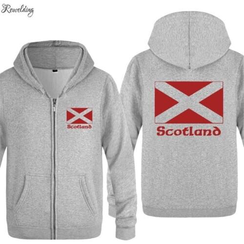Mens Hoodies Scottish Flag Scotland Printed Hoodie Men Fleece Long Fleece Hip Hop Jacket Coats Winter Men Women Skate Sweatshirt