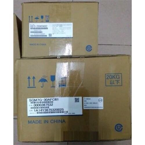 NEW&ORIGINAL SGM7G-30AFC61+SGD7S-200A00A ORIGINAL SERVO MOTOR SGM7G-30AFC61+SERVO DRIVER SGD7S-200A00A002 MOTOR+DRIVE+CABLE