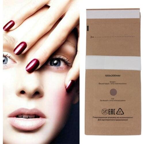 Disposable 1 pc Sterilization Disinfection Bag Nail Disinfection Machine wholesale Accessory Tool Pouch G0D6