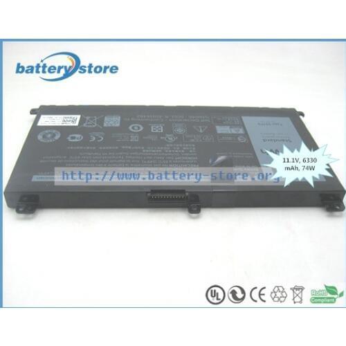 74Wh Genuine 357F9 00GFJ6 71JF4 battery for Dell Ins 15 7559, DELL Ins 15 7566, DELL 7567