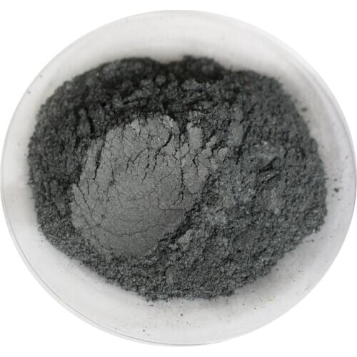 Pigment Pearl Powder Acrylic Paint Type 407 for Craft Art Automotive Paint Soap 50g Silver Grey Dye Colorant Mica Powder Pigment