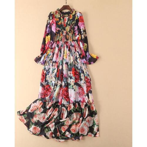 Red RoosaRosee Long Summer Dresses