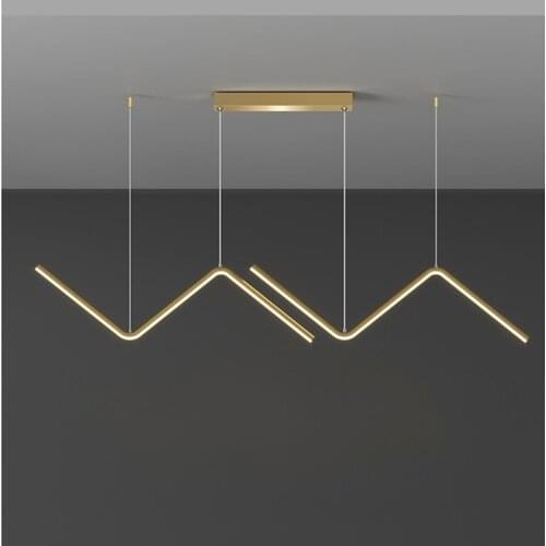 Modern Led Hanging Chandelier For Living Room Bedroom Kitchen Design Pendant Lamp Creative Art Wall Suspension Light Fixturese