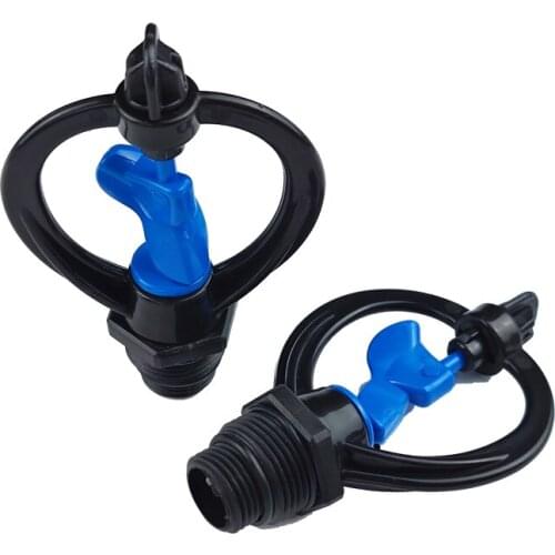 Lawn Watering Sprinkler 1/2 Inch 3/4 Inch 360 Degree Irrigation Automatic Rotary Nozzle Sprinkler For Garden Supplies