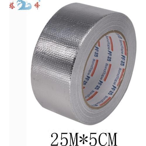 Fiberglass cloth aluminum foil tape tin foil high temperature water resistant hood exhaust pipe seal
