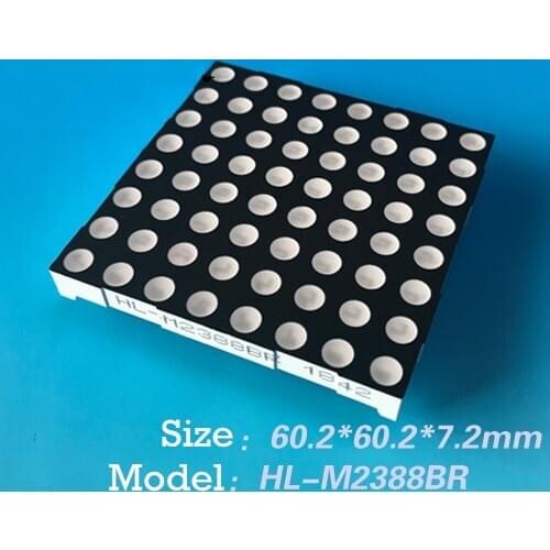 LED Dot Matrix Red Dot Matrix Module 88 dot matrix 5.0 dot matrix 2388 dot matrix 2088BS