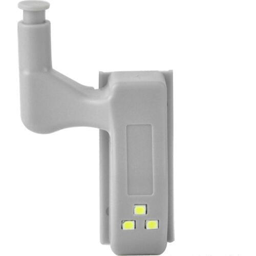10Pcs LED Smart Touch Induction Cabinet Light Cupboard Inner Hinge Lamp Sensor Light Night Light for Closet Wardrobe