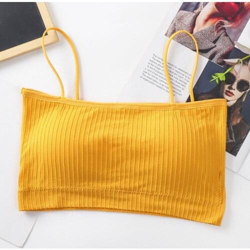 12 Colors Women Tube Top Female Crop Tops Push Up Bra Sexy Lingerie Seamless Underwear Brassiere Bandeau Top Tank Casual Camis