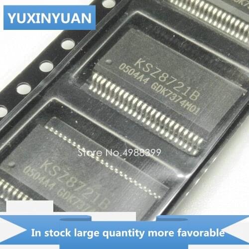 YUXINYUAN 5PCS KSZ8721B KSZ8721 SZ8721B Z8721B 8721B 8721 TSSOP48 in stock