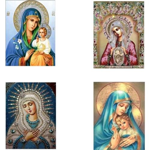 5D DIY Religion Diamond Painting Embroidery Cross Craft Stitch Kit Home Decor Dropshipping