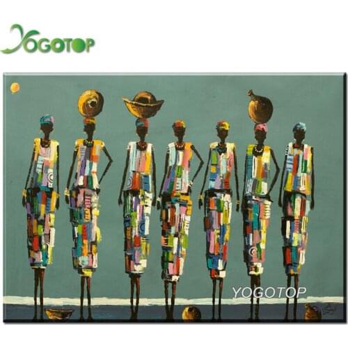 Diy Diamond Painting african woman picture Wall Art with Abstract portrait Painting Cross Stitch Full Square Round drill YY1856