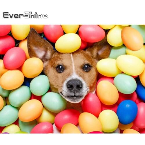 Evershine 5D DIY Diamond Embroidery Dog Animal Picture Sale Diamond Painting Full Square Round Mosaic Cross Stitch Handmade Gift