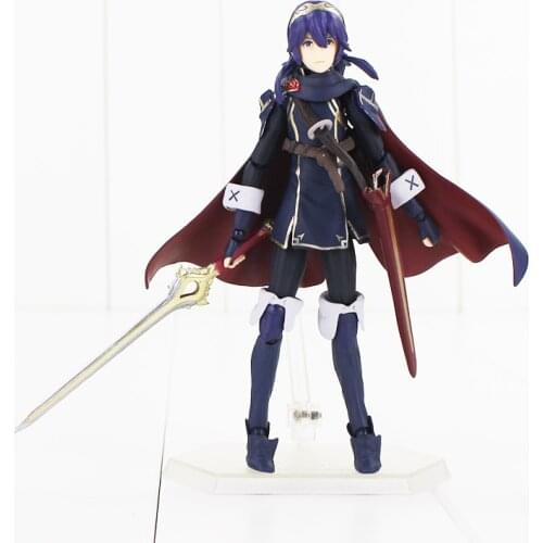 14cm Hot Game Fire Emblem Action Figure Lucina With Sword Weapon Beauty Model Toys