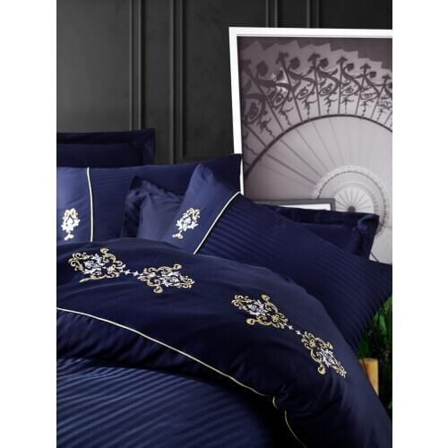 Cotton Box Turkey Double Duvet Duvet Cover Bed Sheet Pillowcase King Size Duvet Cover Bedding 100% Cotton Satin Bedroom 6 Piece