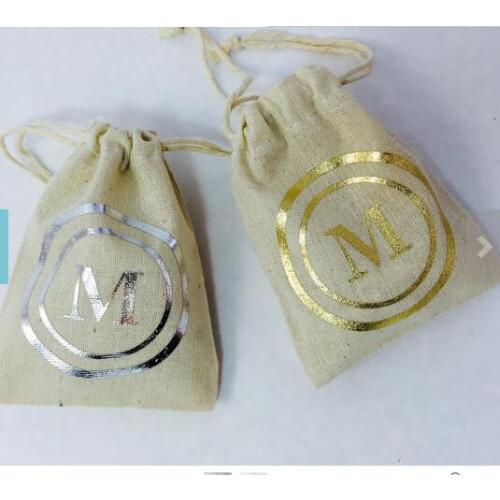 Custom GOLD SILVER monogram wedding Hangover Kit favor gift Welcome Candy Bags Bachelorette hen bridal shower party gift bag