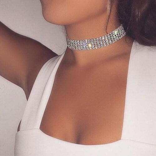 JUCHAO Silver Chokers