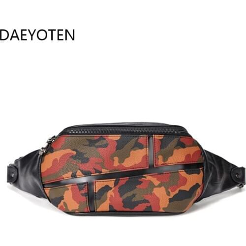 DAEYOTEN Camouflage Waist Pack Leisure Belt Bag Mens Shoulder Bag High Quality Male Fanny Pack Man Belt Pouch Sac A Main ZM0739