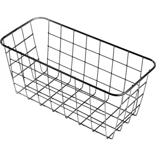 Creative Stainless Steel Basket Waterproof Corrosion Resistance Rustproof Storage Organizer Basket Household Supplies