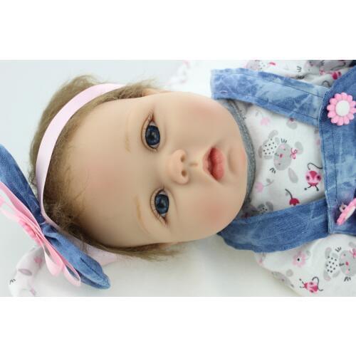 Reborn toddler girl high quality reborn toddler princess girl doll Silicone vinyl adorable Lifelike Baby bebe doll accessories