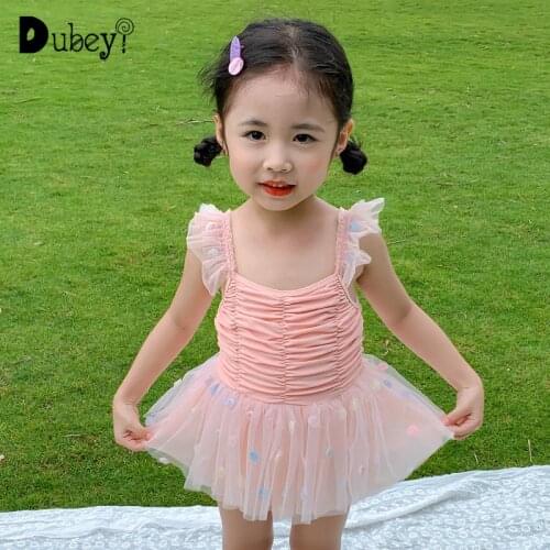 Toddler Girl Swimwear Bikini Suspender Fluffy Organza Swimsuit for Baby Girl Kids Swimwear for Girls Big Girl Swimsuit Skirt