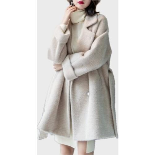 Lisa Colly Women's Beige Coats