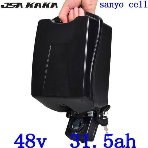48V 30AH Lithium Battery 48V 1000W 750W 500W Ebike Battery 48V 30AH 28AH 25AH 24AH 20AH Electric Bicycle Battery use sanyo cell