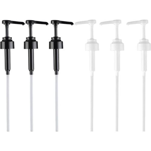 New 3Pcs Oil Cap Pump Top Dispenser Nozzle for Oyster Sauce Ketchup Bottle Convenient to Use and Avoid Waste