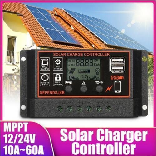 New 10A 20a 30a PWM Solar Controller With LCD Display And 5V USB Output For Solar Battery Charging