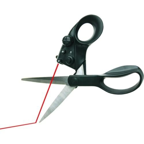 Laser Guided Fabric Scissors Trimmer Sewing Cut Straight Quick Paper Crafts For Home Crafts Wrapping Gifts Fabric Sewing Cut DIY