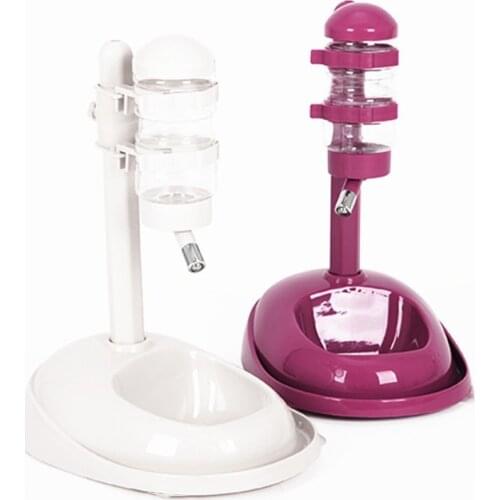 Dog Can Lift Water Cup Hanging Type Non-wet Mouth Automatic Drinking Water Feeder Pet Vertical Cat Drinking Fountain Mobile