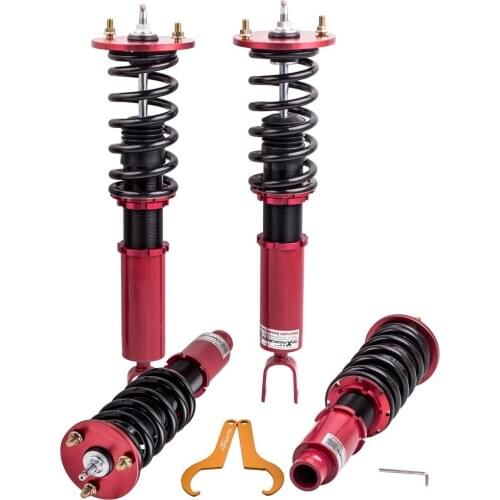 Spring Struts For Honda Accord 1990-1997 Coilover Suspension Kit CB CD Adj Damper for Acura Shock Absorbers Spring Strut