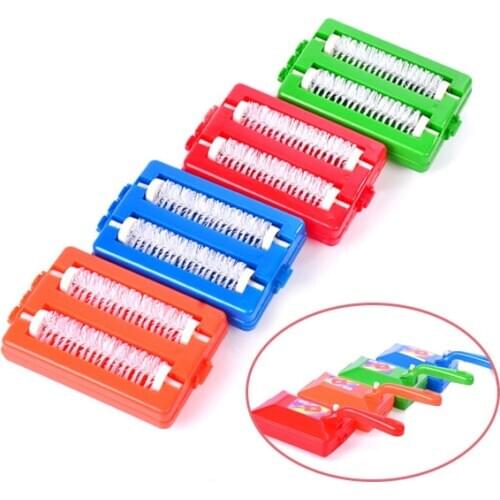 Handheld Sweeper 2 Brushes Heads Collector Cleaner Table Crumb Tool Carpet Brush