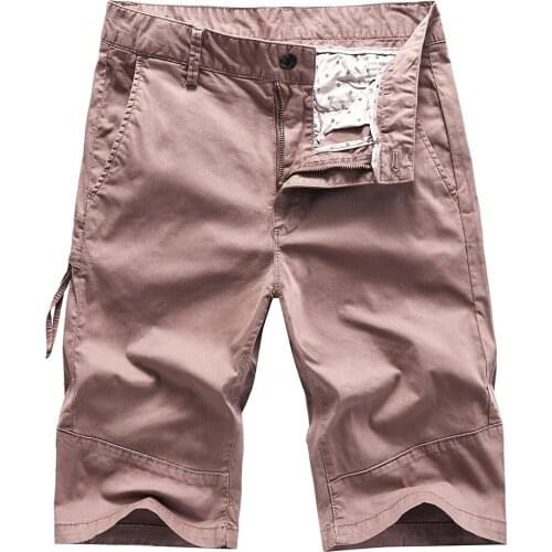 2021 Summer Shorts Men Heavy Duty Washed Workout Shorts Zip Pocket Slim fit Short Pants Mens Shorts Summer Cotton