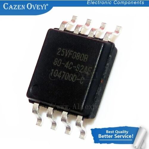 1pcs/lot SST25VF080B-50-4C-S2AF SST25VF080B 25VF080B SOP-8 In Stock