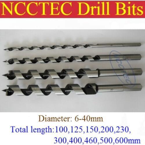 10mm diameter wood screws drill bits | 0.39'' 3/8'' woodworking Spiral drill tools FREE shipping | 10*200mm